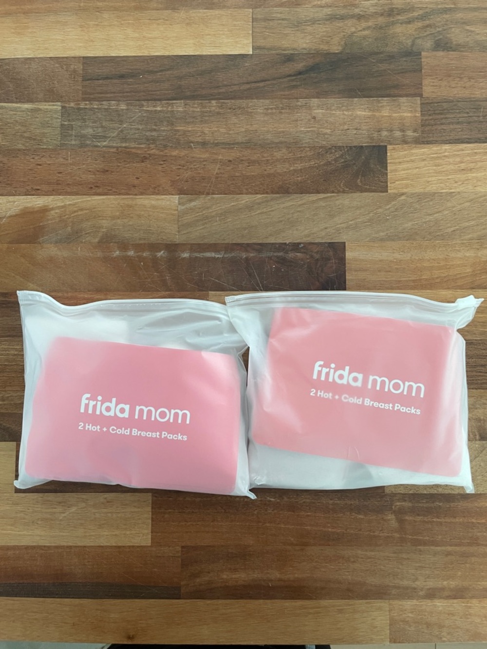 frida mom Pink Hot + Cold Breast Packs - 2 Pack